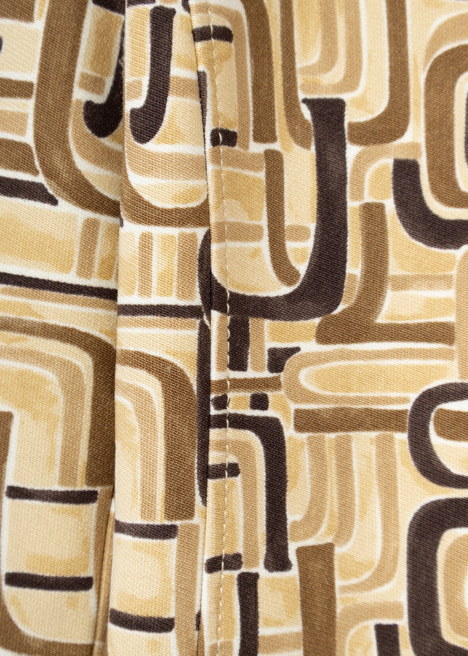 U-print technical gabardine fabric